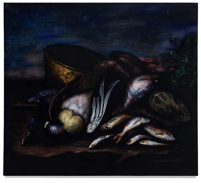 Jorge_Diezma-Bodegon-marinero-con-pato-114x127cm-oil-on-black-velvet-2025