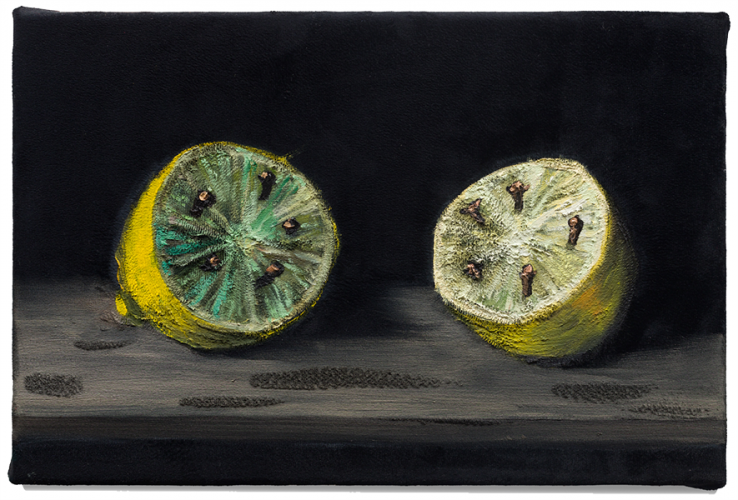 Jorge_Diezma-Limon-partido-27x41cm-oil-on-black-velvet-2025